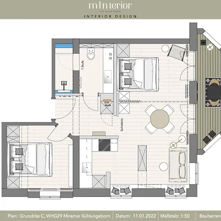 Design Trifft Ostsee - Miramare 29 Ostseeallee Apartamento *
